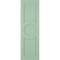 Ekena Millwork True Fit PVC Center Circle Arts & Crafts Fixed Mount Shutters, Seaglass, 18W x 42H, PR TFP001AC18X042SG - alternate 5